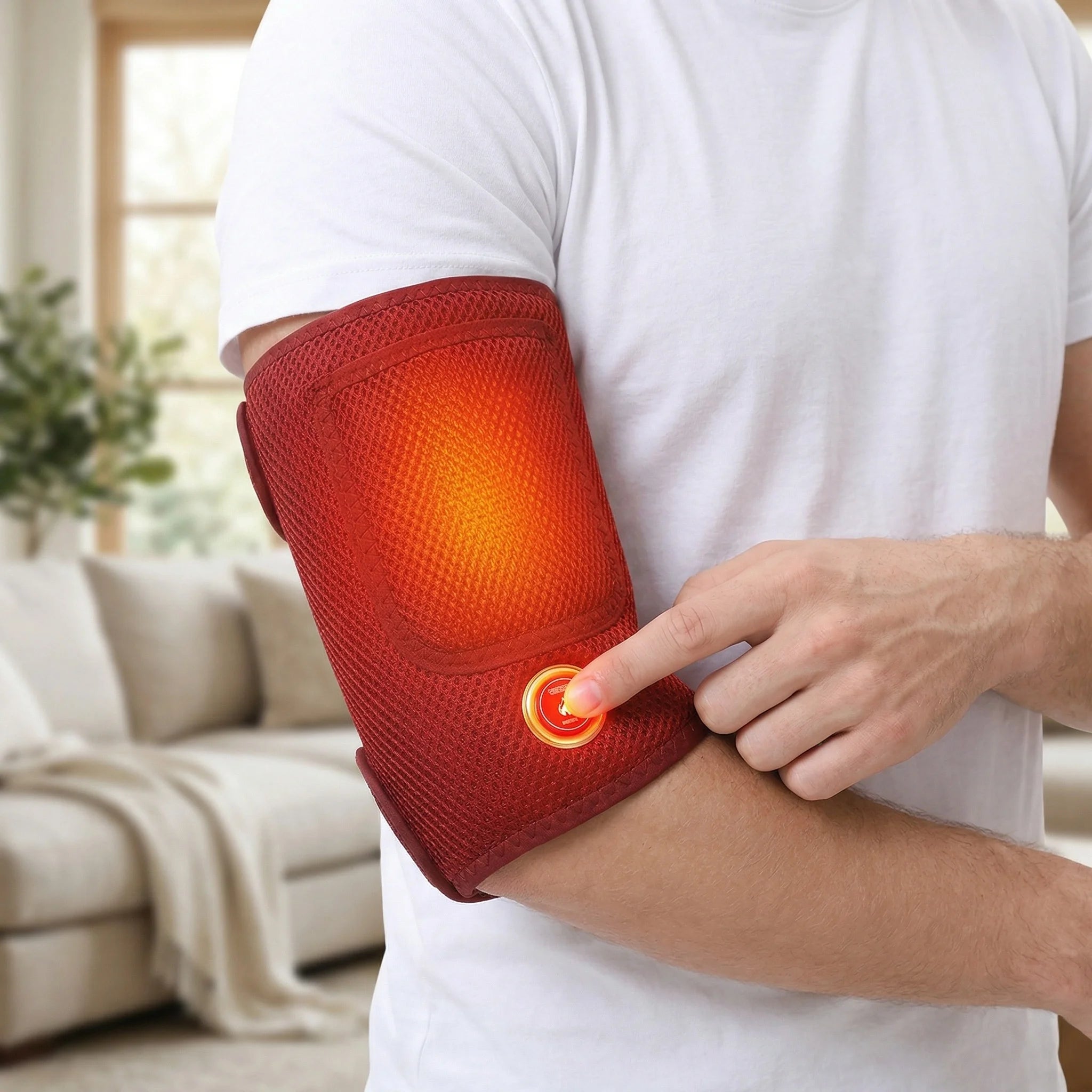 Massage and Heat Arm Pads