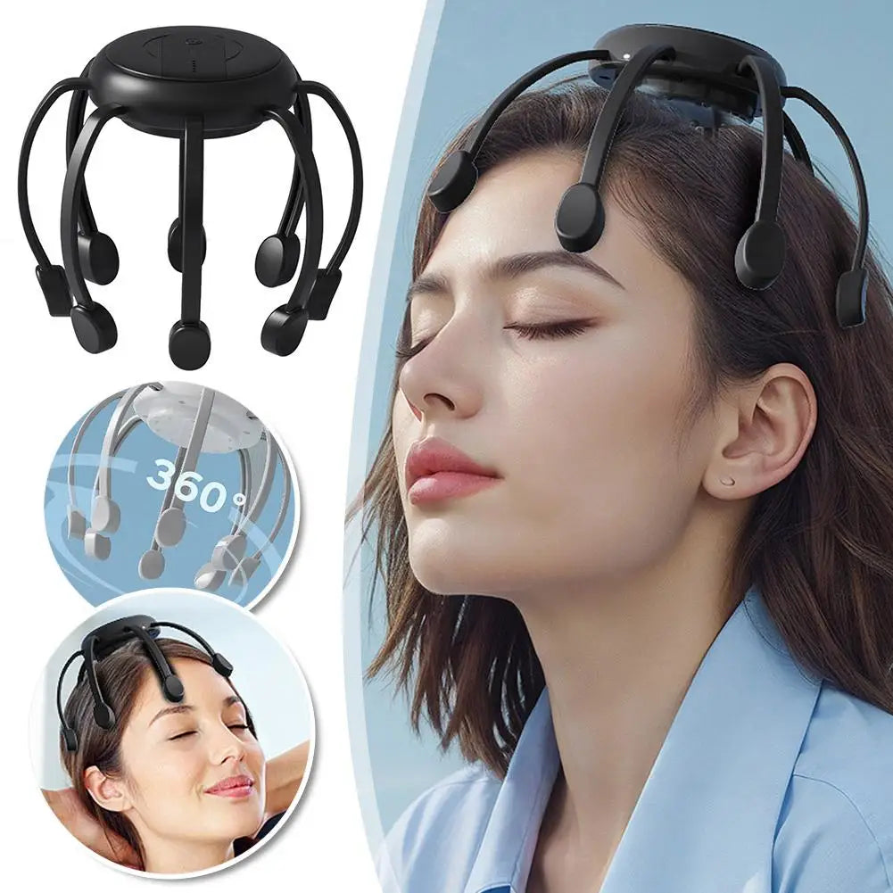 Kinetic Relief™ Octopus Head Massager
