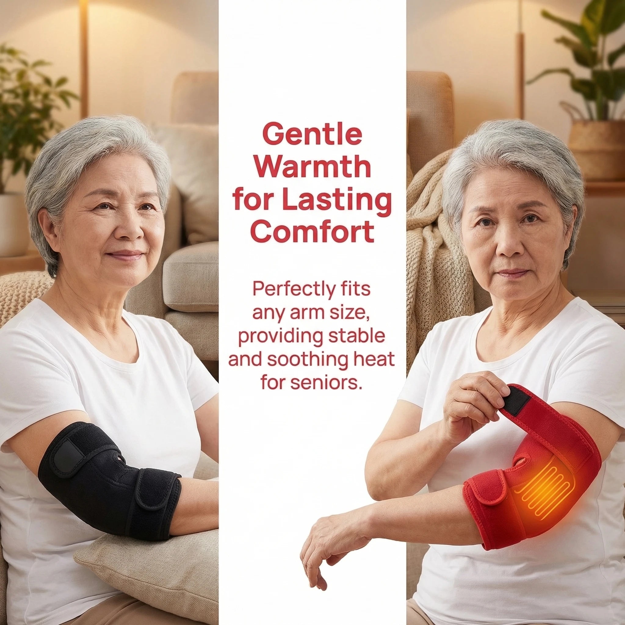 Massage and Heat Arm Pads
